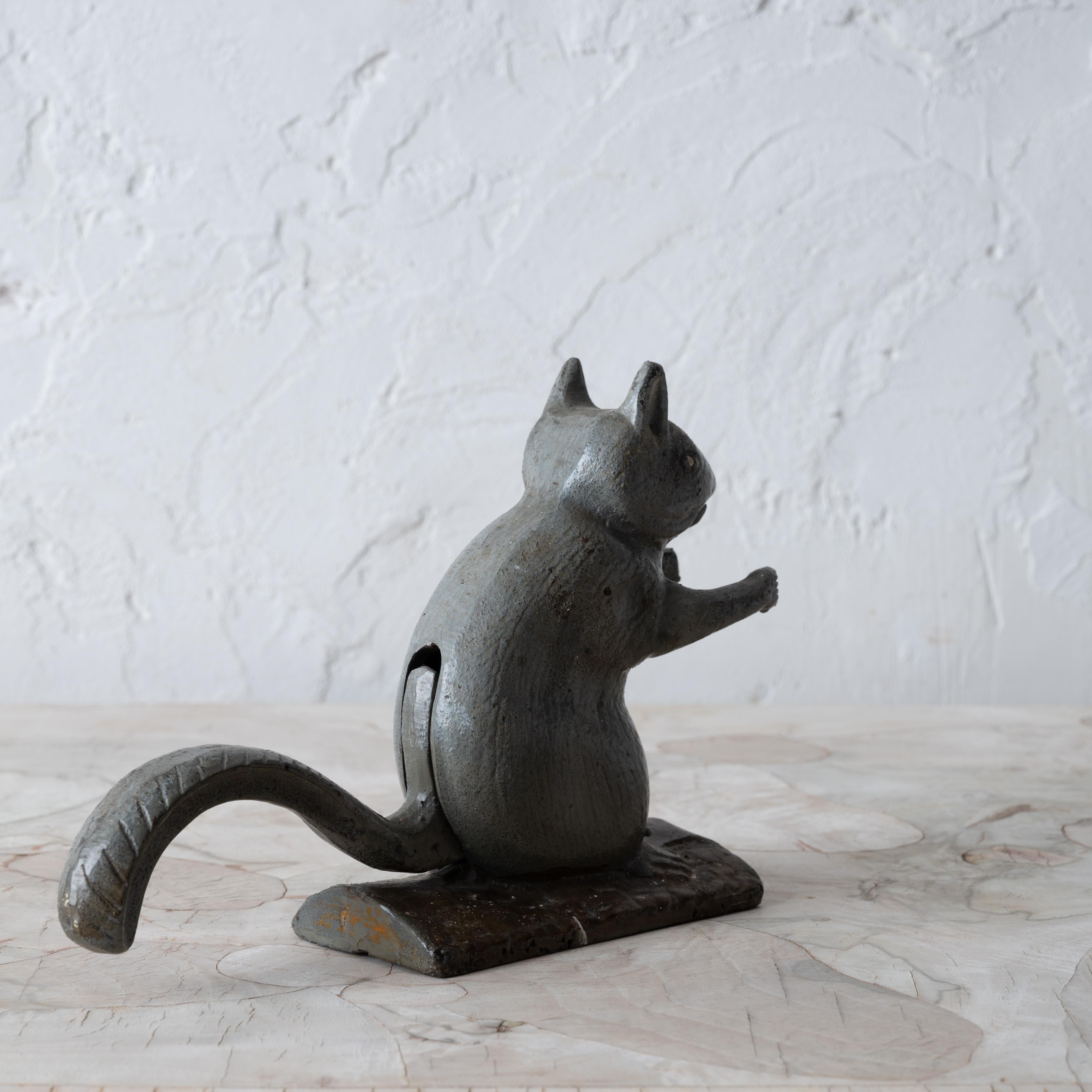 Cast Iron Squirrel Nutcracker, c.1930s 4