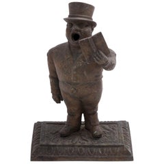 Cast Iron Town Crier Cigar Cutter