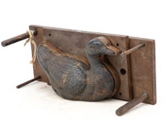 Cast Iron Toy Duck Mold, England 1950s