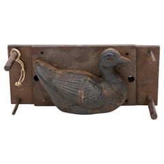 Moule à canard en fonte, Angleterre, années 1950