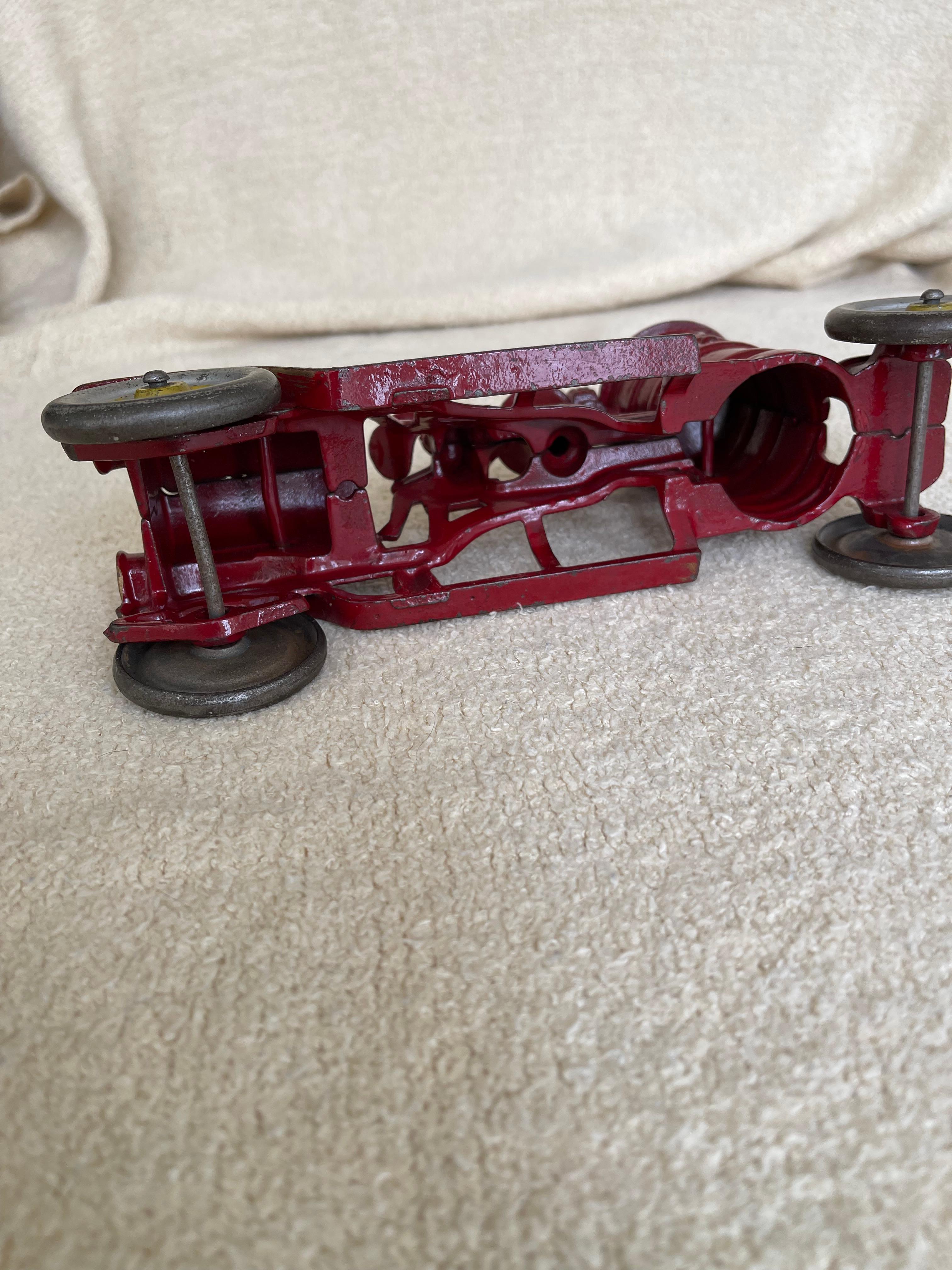 Other Cast Iron Toy Fire Pumper Truck by Hubley, ca. 1920's All Original Paint For Sale