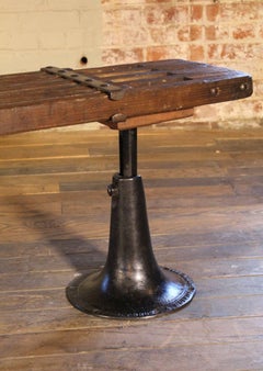 Cast Iron Trumpet Base for Scaffold Bench