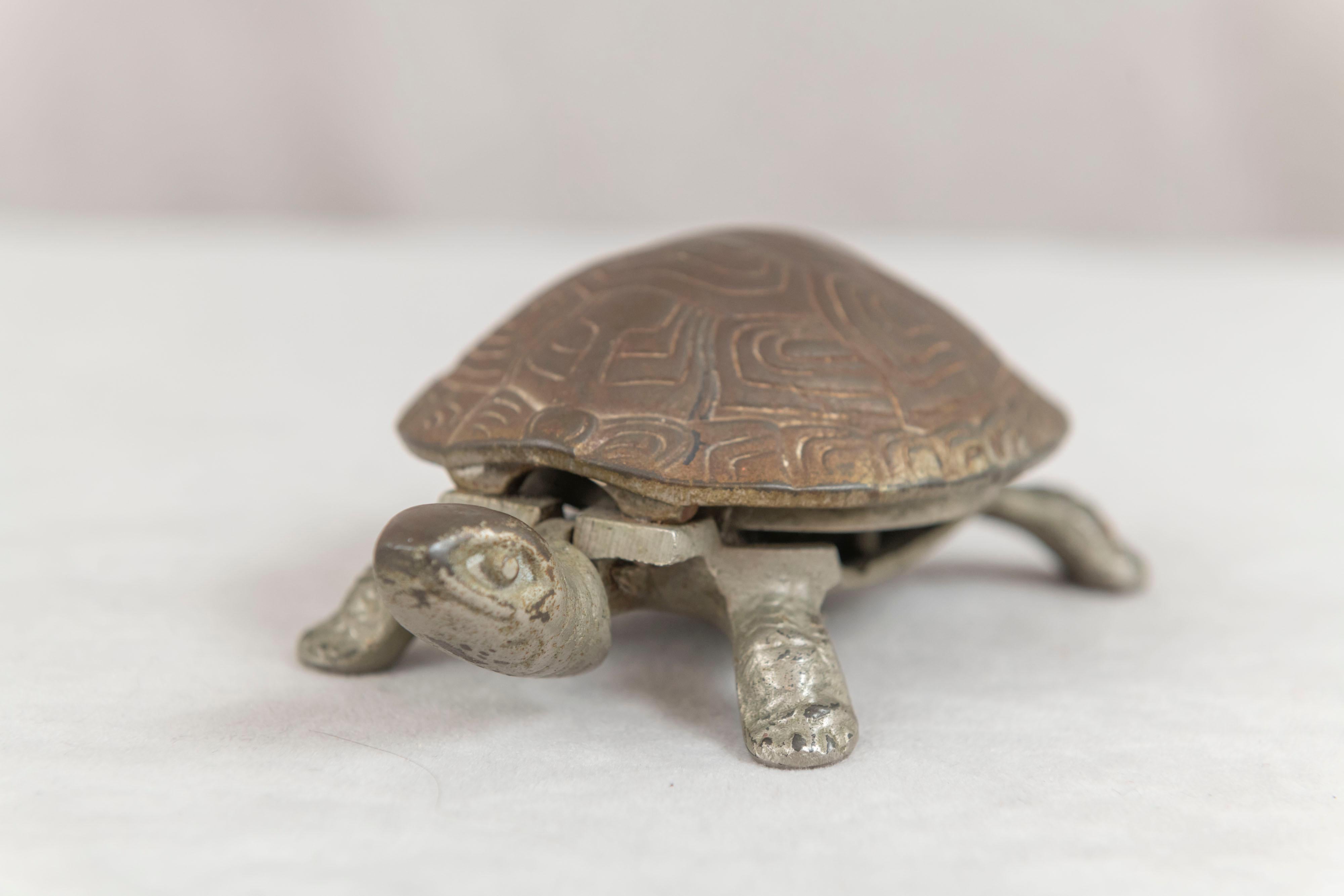 American Cast Iron Turtle, Counter Top Hotel Bell, ca. 1900