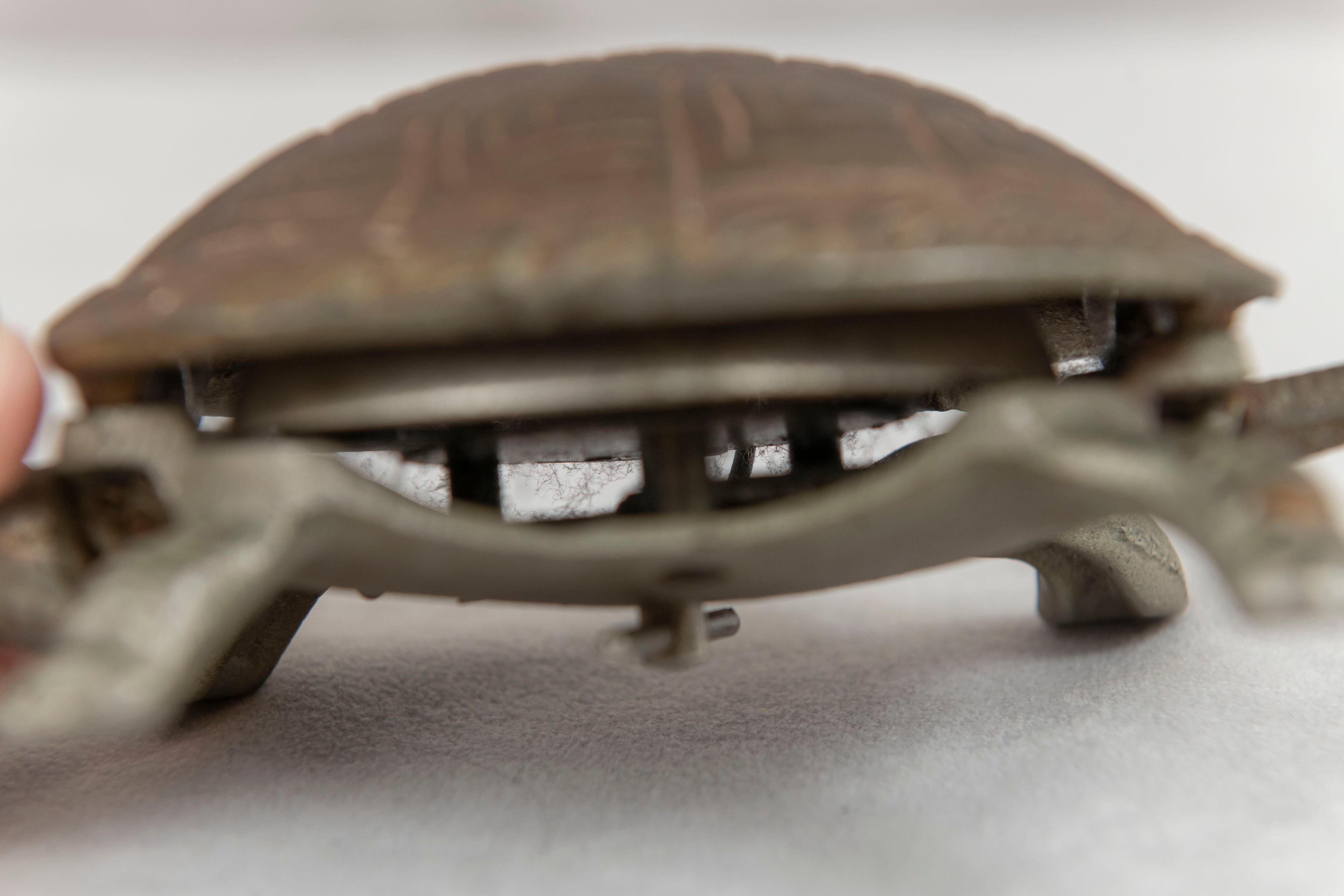 20th Century Cast Iron Turtle, Counter Top Hotel Bell, ca. 1900