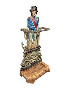 Cast Iron Umbrella Stand of Admiral Nelson