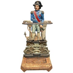 Cast Iron Umbrella Stand of Admiral Nelson