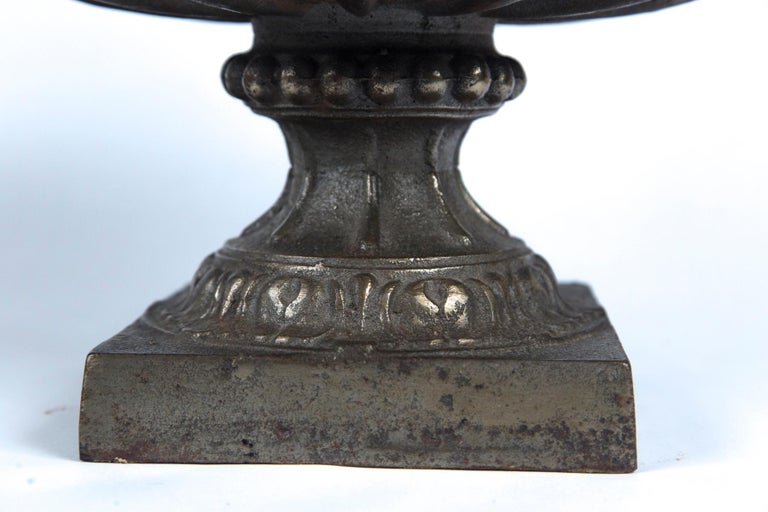 French Cast Iron Urn, France, circa 1900 For Sale