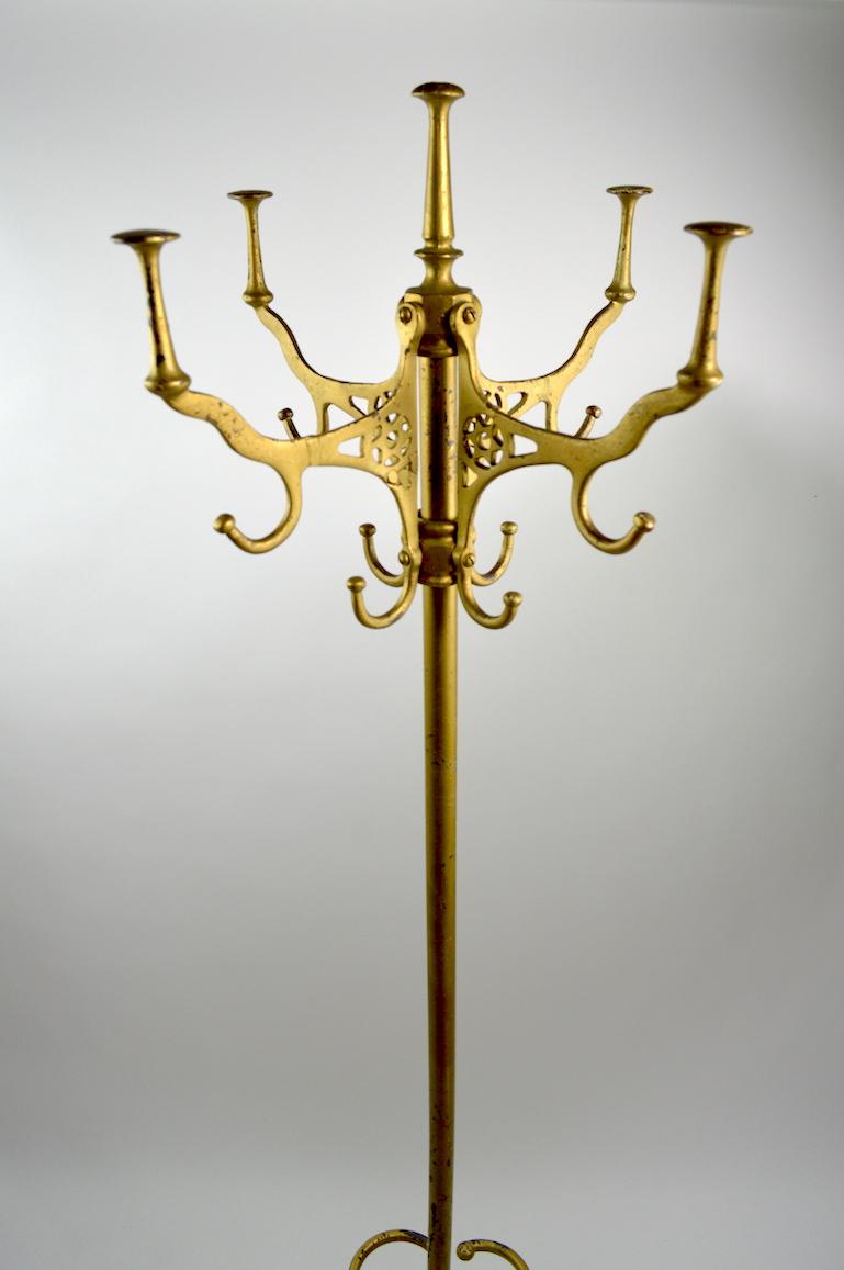 American Cast Iron Victorian Industrial Coat Tree Stand