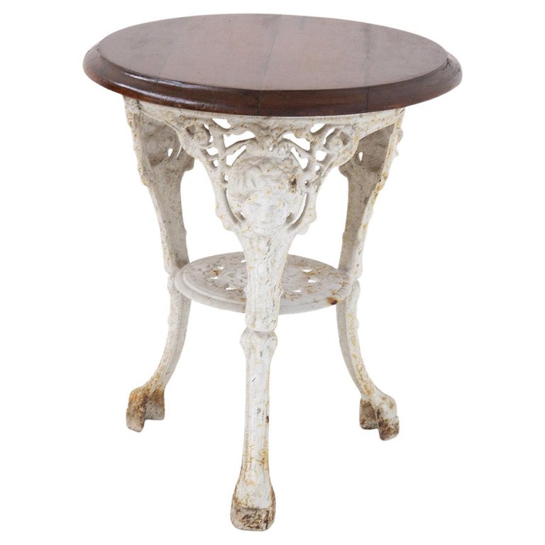 Cast Iron Victorian Outdoor Table For Sale at 1stDibs