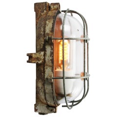 Cast Iron Vintage Industrial Clear Glass Wall Lamp Scones Cast Iron Vintage Industrial Clear Glass Wall Lamp Scones