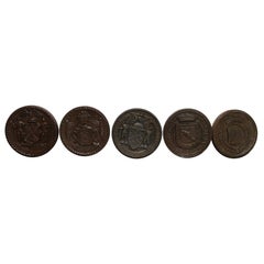 Cast Iron West Side Highway Roundel Medallion Seal Set