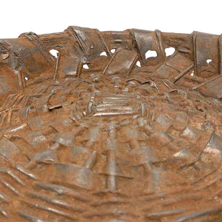 Cast Iron'ic' Basket For Sale at 1stDibs