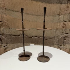 GusseisenHohe Kerzenständer Jens Quistgaard für Dansk Mid-Century Modern