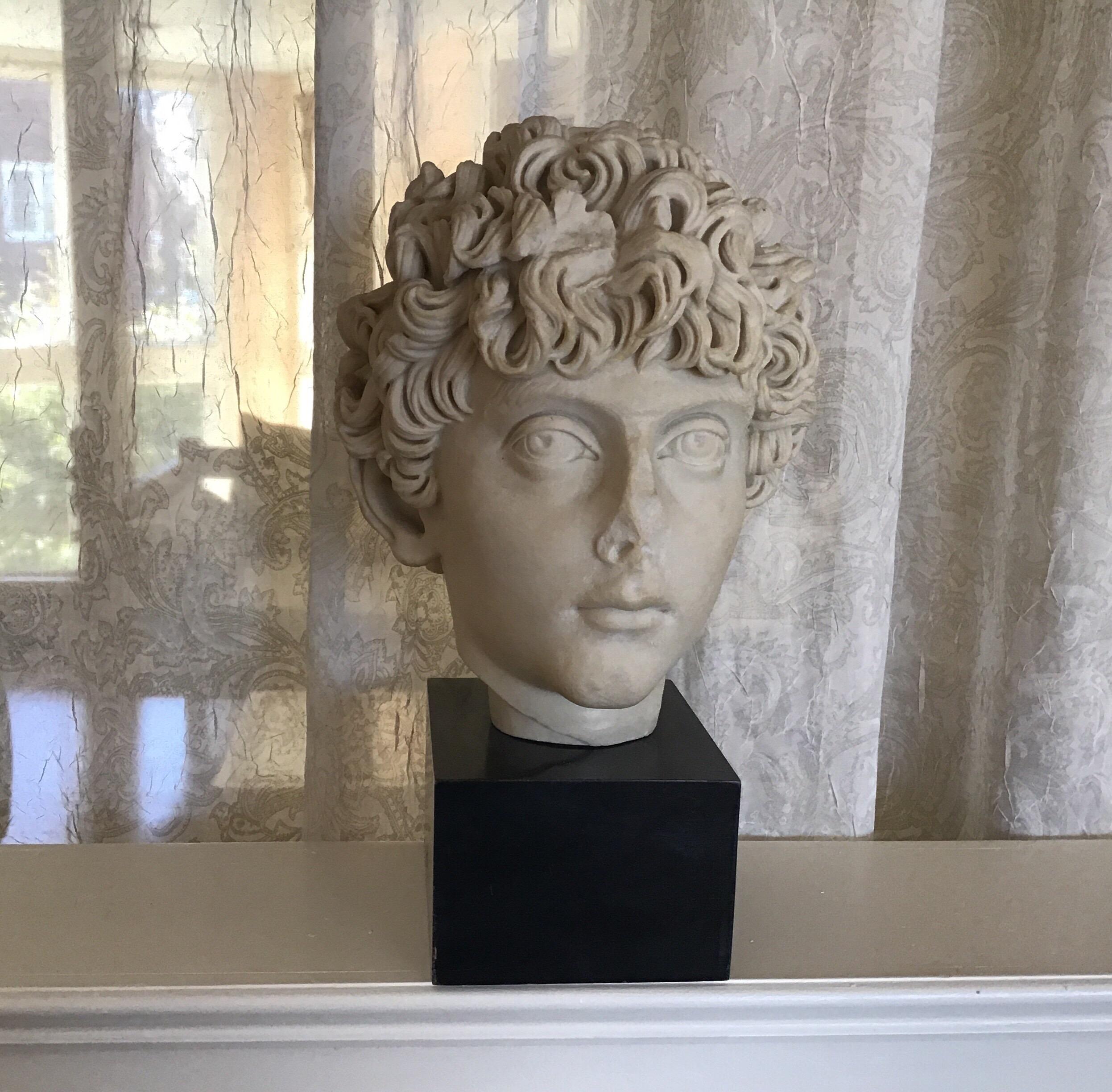 roman statue face