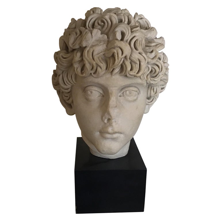 Cast Marble Roman Sculpture For Sale at 1stDibs