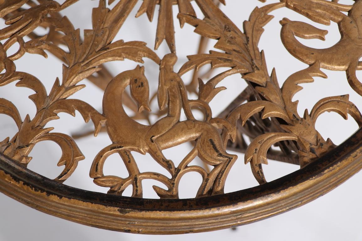 Cast Metal Art Deco Table by Hagenauer for Rena Rosenthal 3