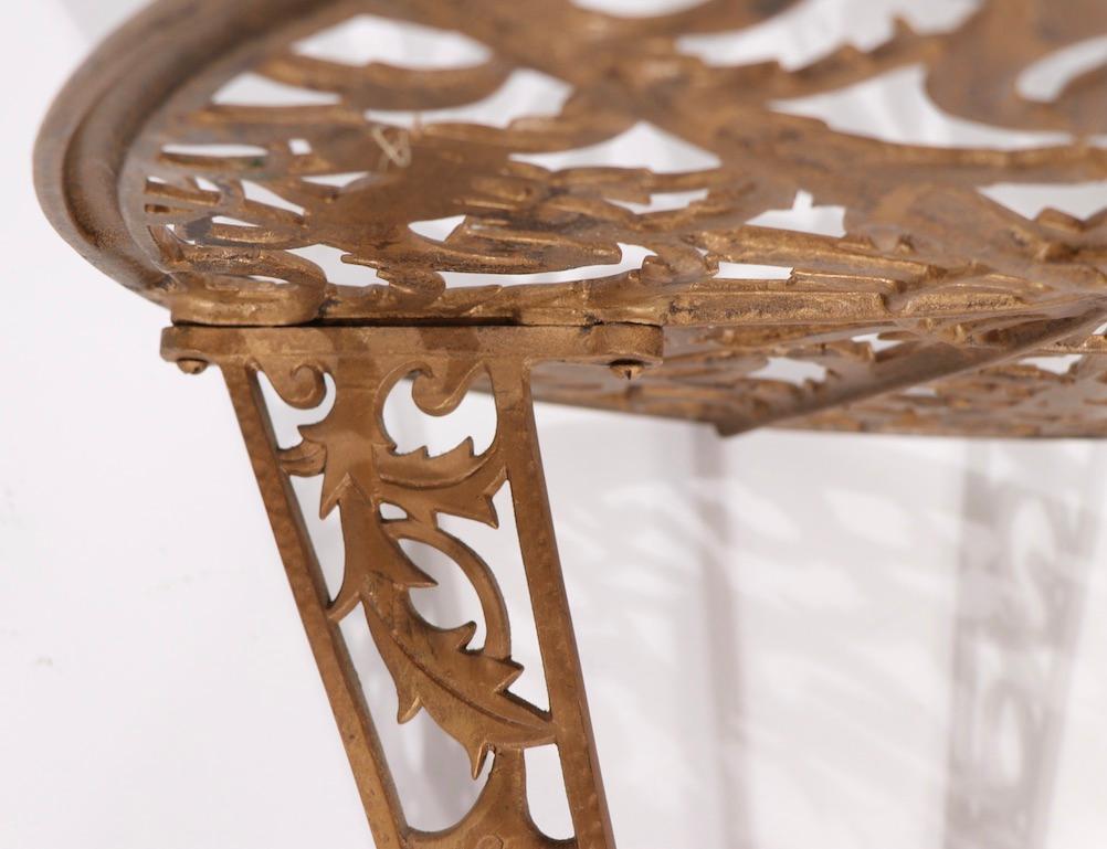 Cast Metal Art Deco Table by Hagenauer for Rena Rosenthal 8