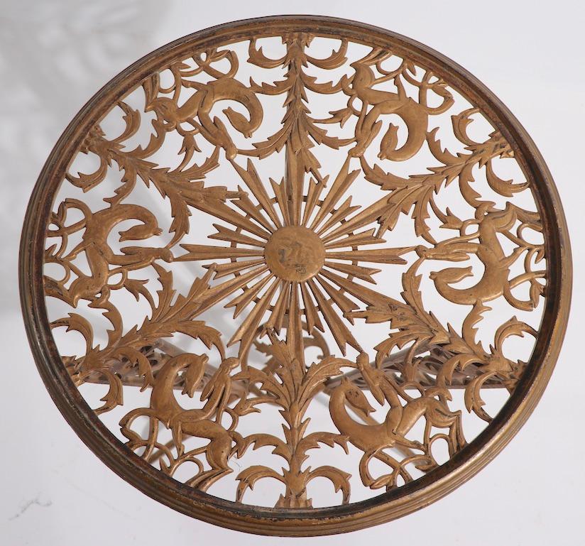 Austrian Cast Metal Art Deco Table by Hagenauer for Rena Rosenthal