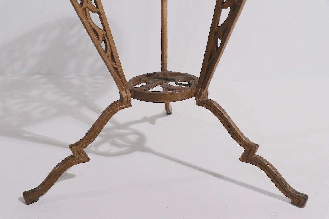 Cast Metal Art Deco Table by Hagenauer for Rena Rosenthal 1