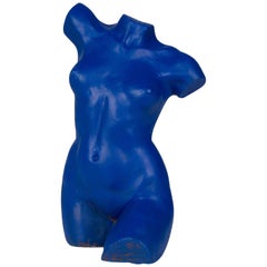 Cast Metal Female Nude Sculpture