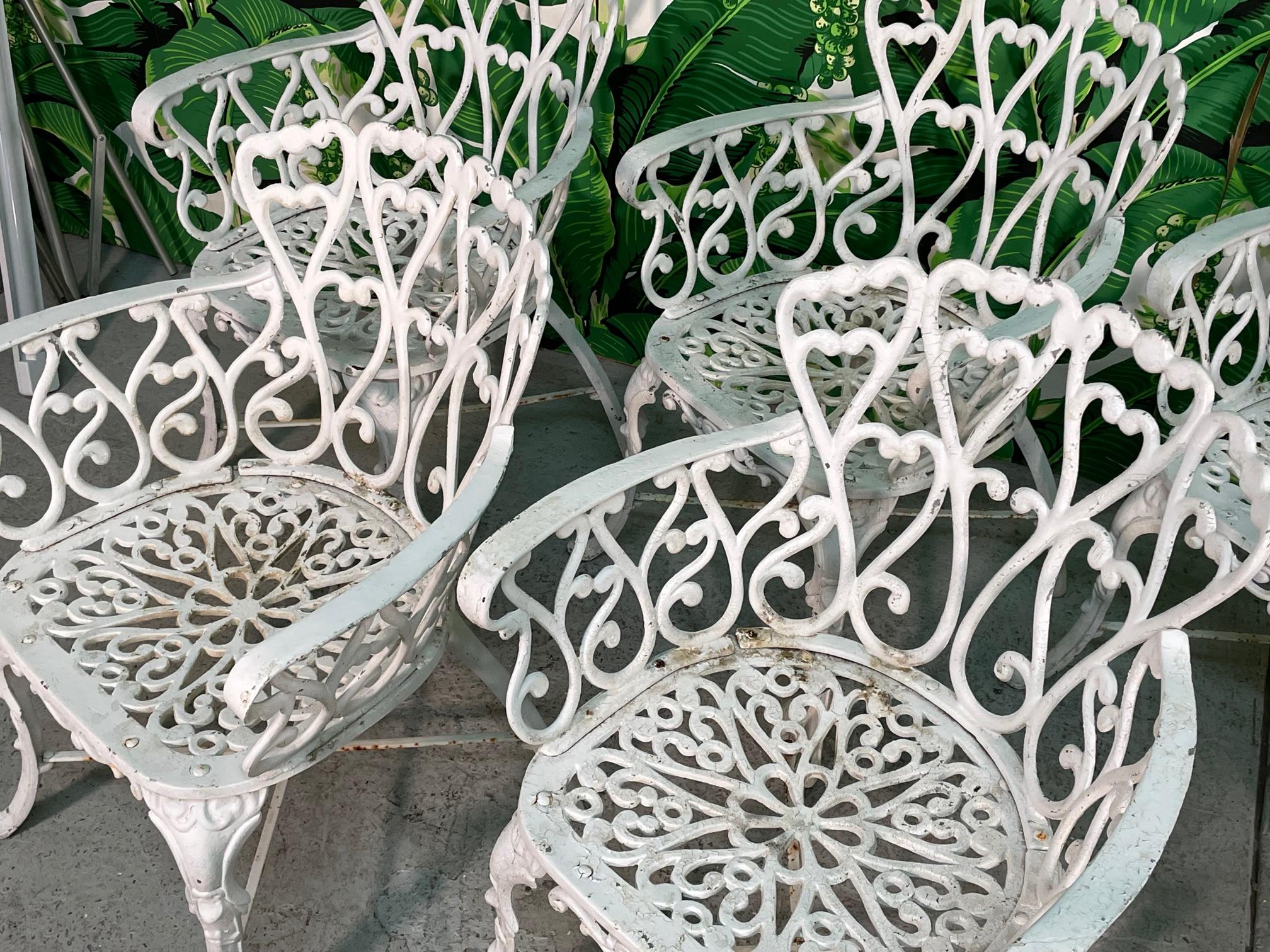 metal garden chairs