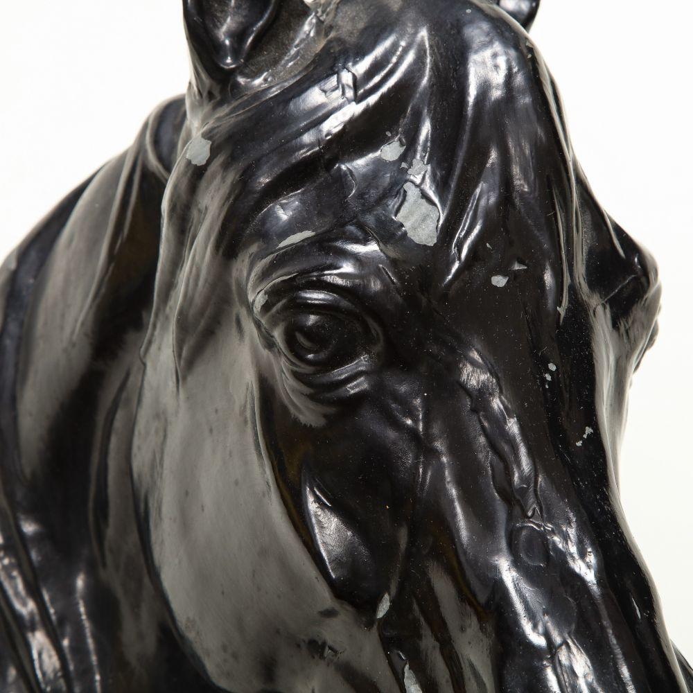 19th Century Cast Metal Horse Head For Sale