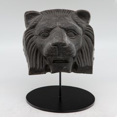 Cast Metal Lion Head