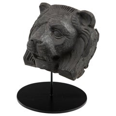 Cast Metal Lion Head
