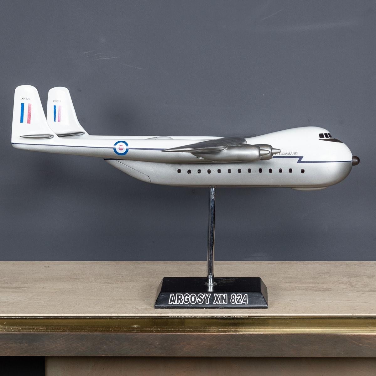 Mid-20th Century Cast Model Of The Armstrong Whitworth Argosy Xn 824 Transport Plane c.1960 For Sale