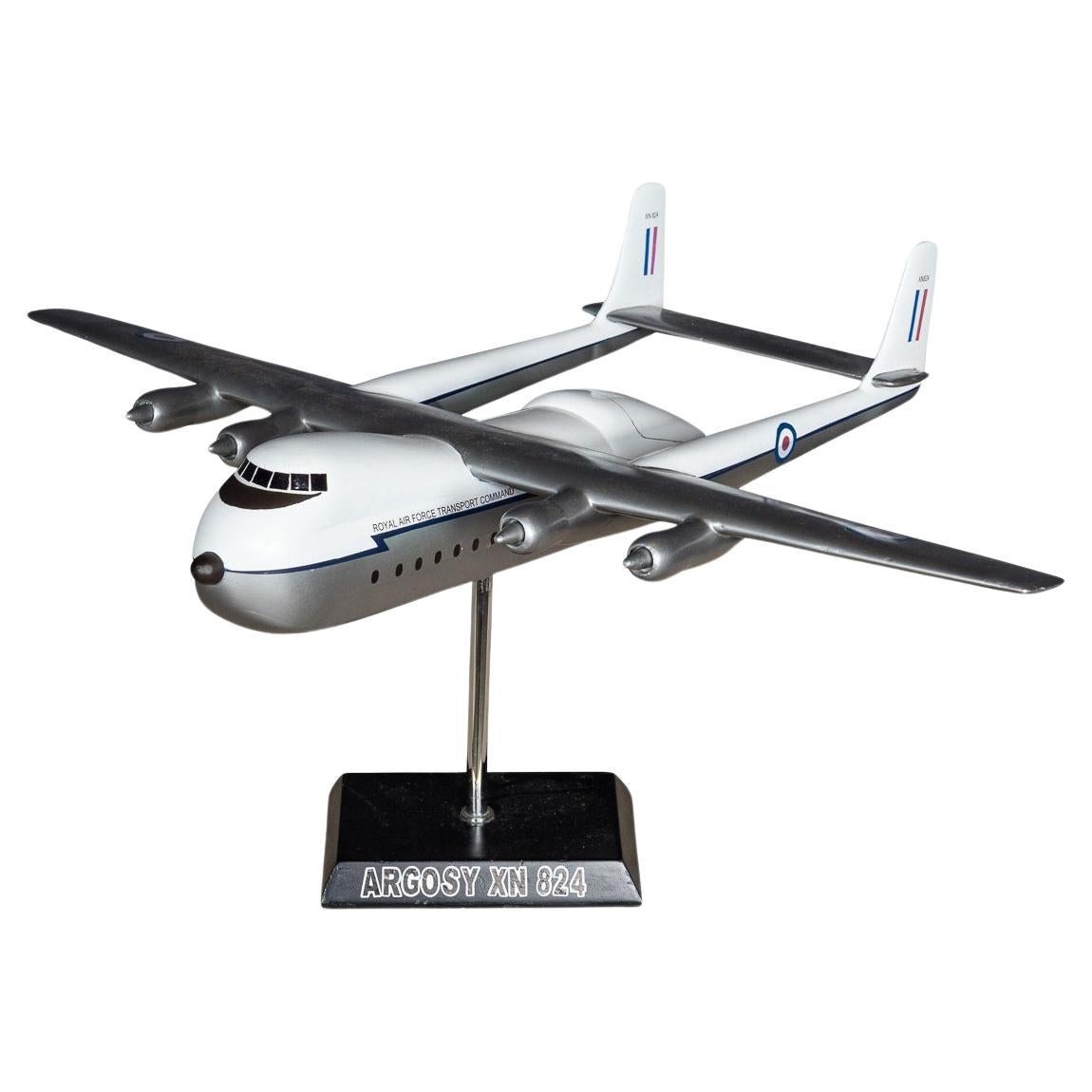 Cast Model Of The Armstrong Whitworth Argosy Xn 824 Transport Plane c.1960 For Sale