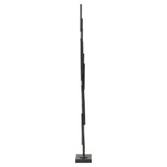 Cast Patinated Bronze Abstract Sculpture