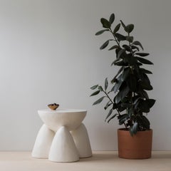 Cast Plaster Minimalist Twyla-03 Side Table
