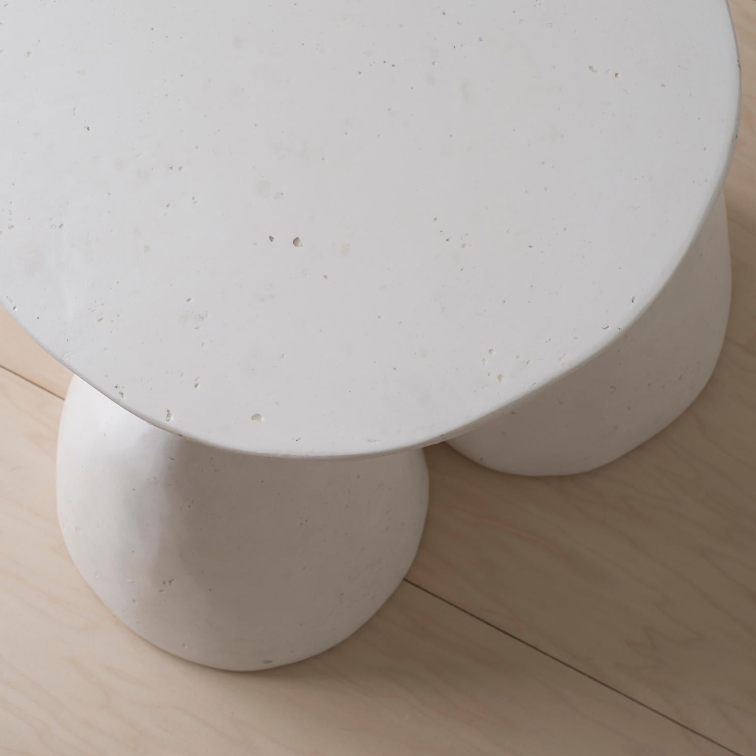 Cast Plaster Minimalist Twyla-03 Side Table 1