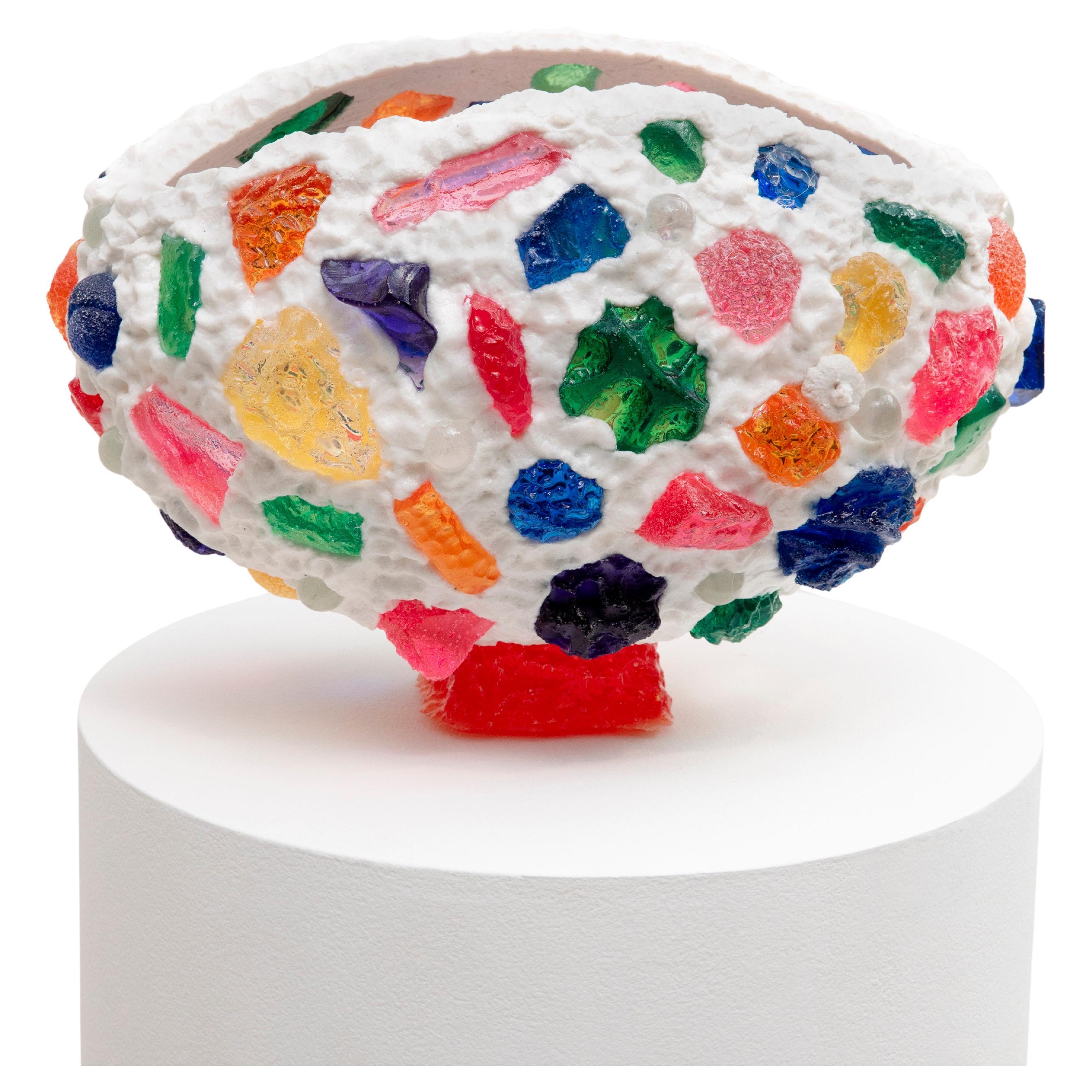 Cast Resin Ambrosia Vase by Joseph Algieri