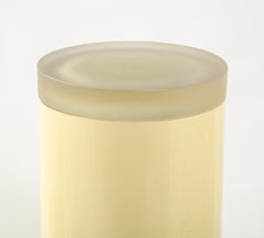 Cast Resin & Acrylic Lighted Pedestal, USA 1970's