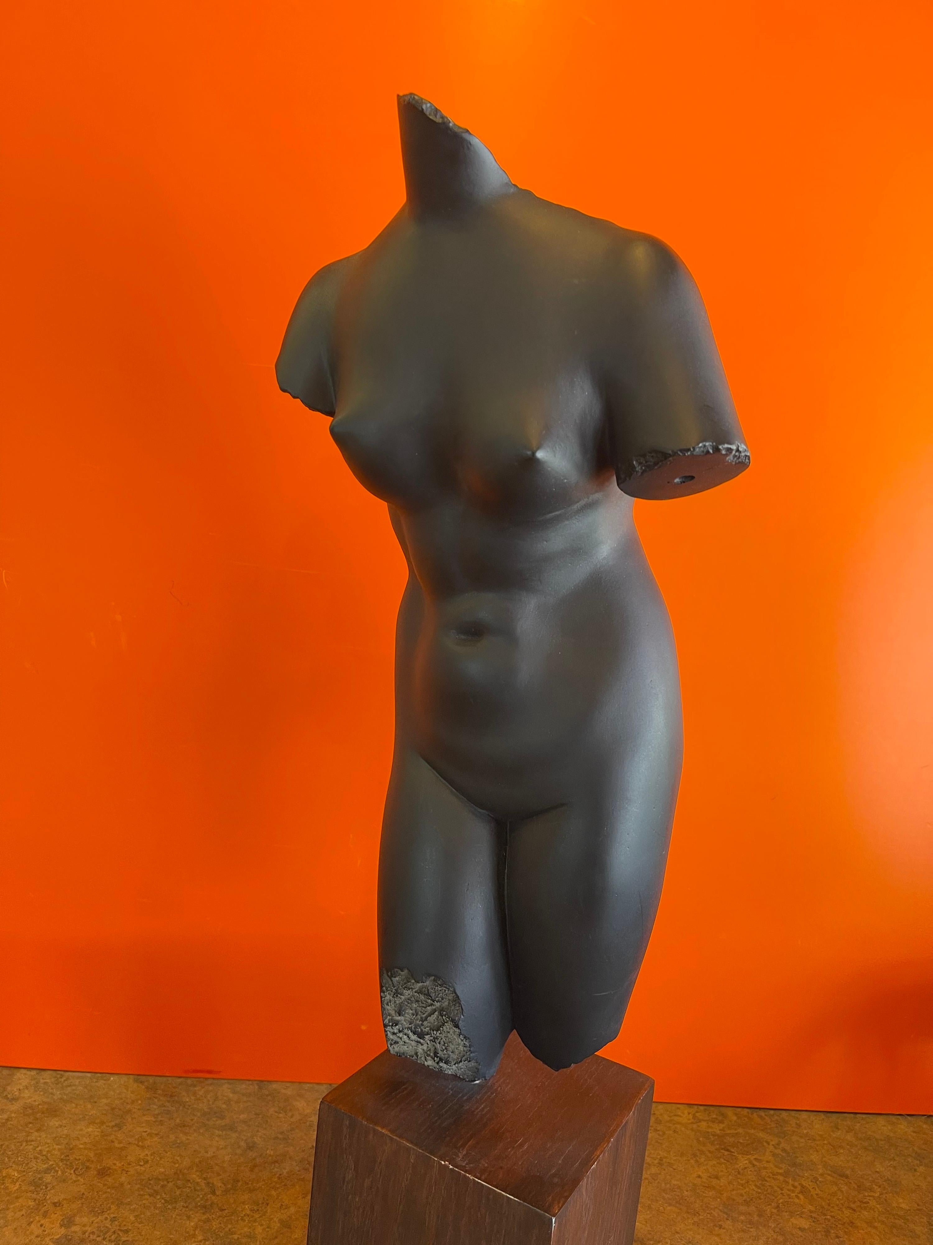 Cast Resin Aphrodite Anadyomene Sculpture on Base from the MOMA Collection For Sale 3