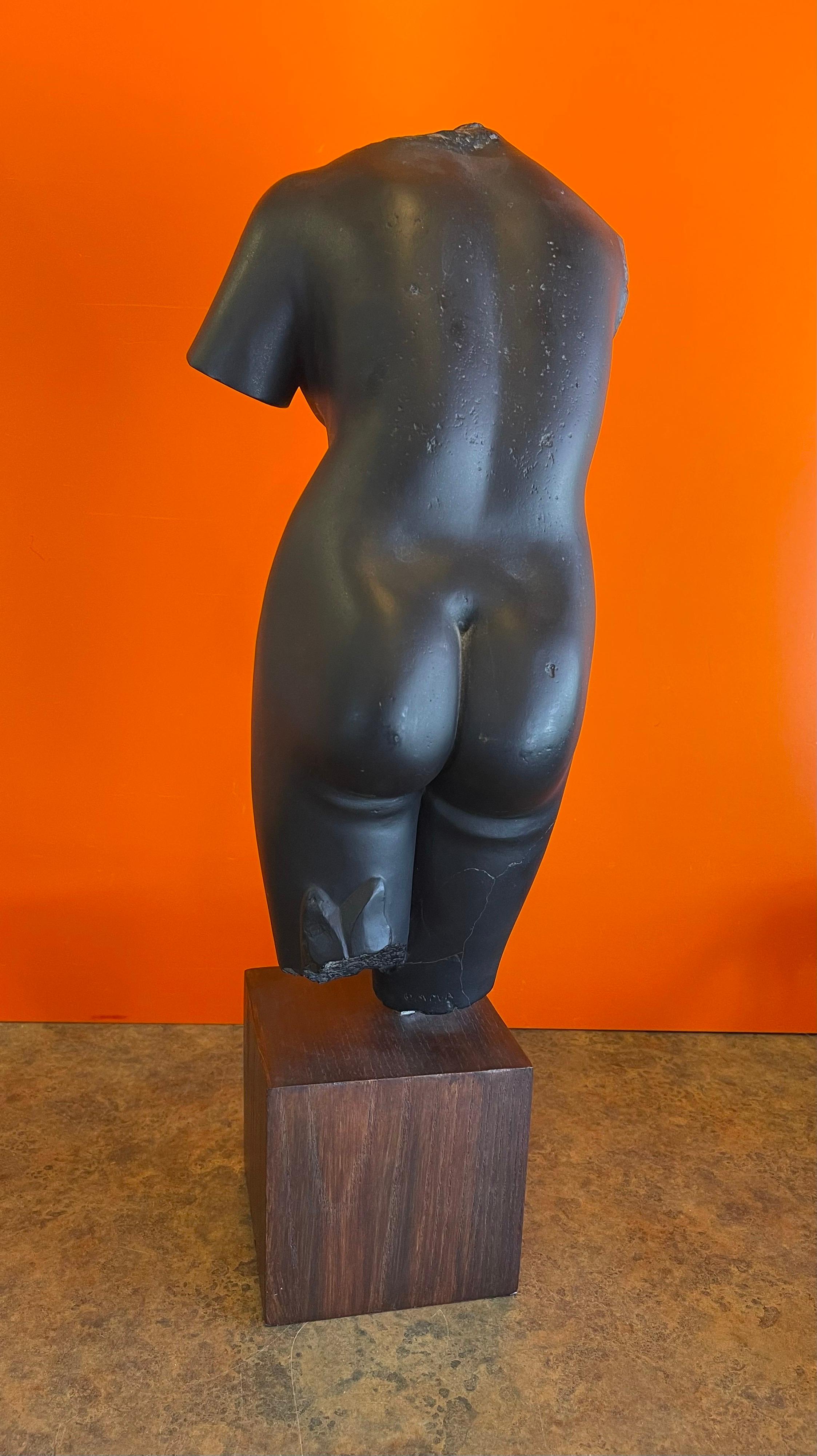 Cast Resin Aphrodite Anadyomene Sculpture on Base from the MOMA Collection In Good Condition For Sale In San Diego, CA