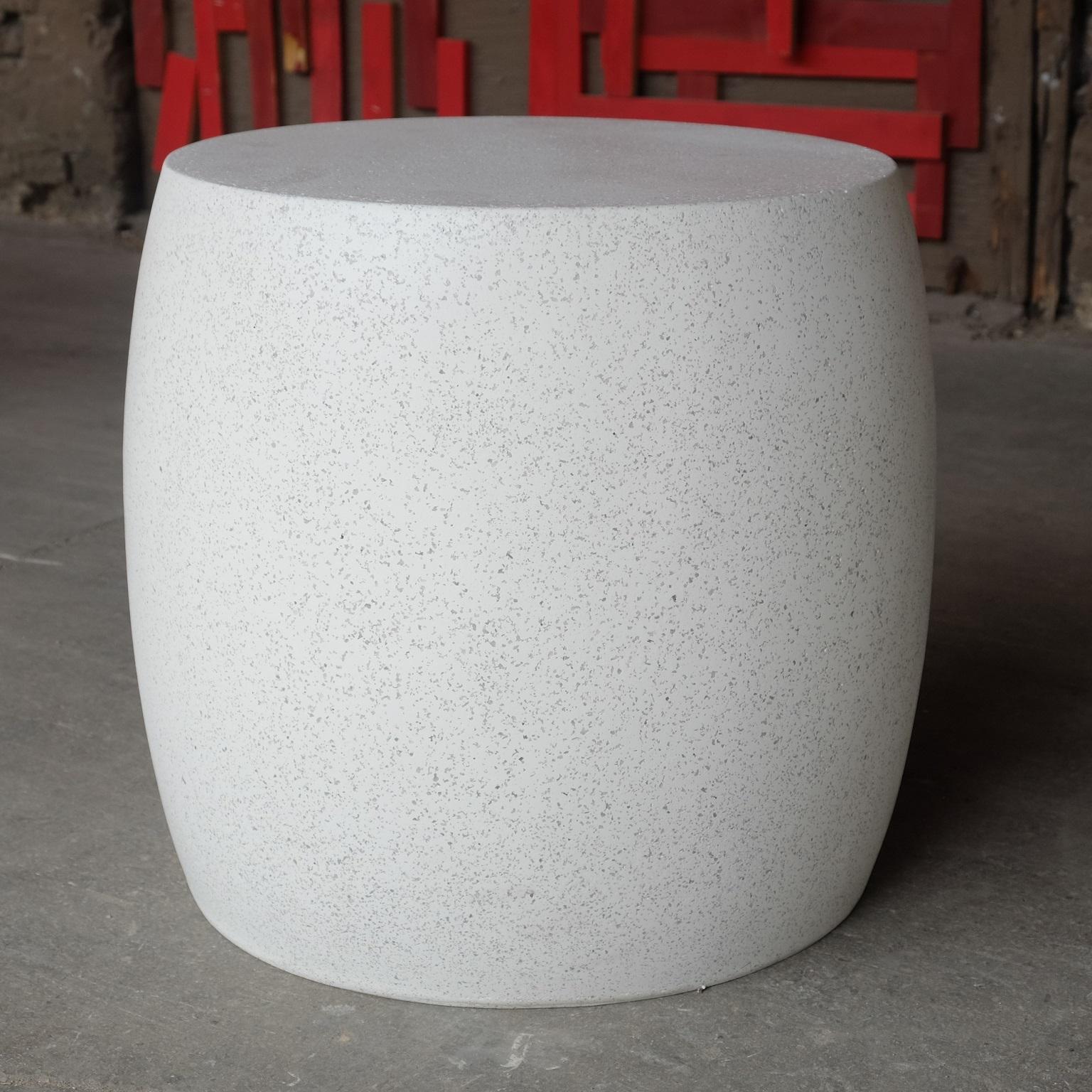 Versatility and elegance distilled into simplicity.

Measures: Diameter 20 in. (50.8 cm), height 18 in. (45.7 cm), Weight 20 lbs. (9 kg)

Finish color options:
white stone (shown)
natural stone
aged stone
keystone
coal stone

Materials: