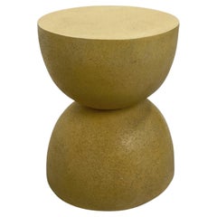Cast Resin 'Bilbouquet' Side Table, Sonoran Yellow Finish by Zachary A. Design