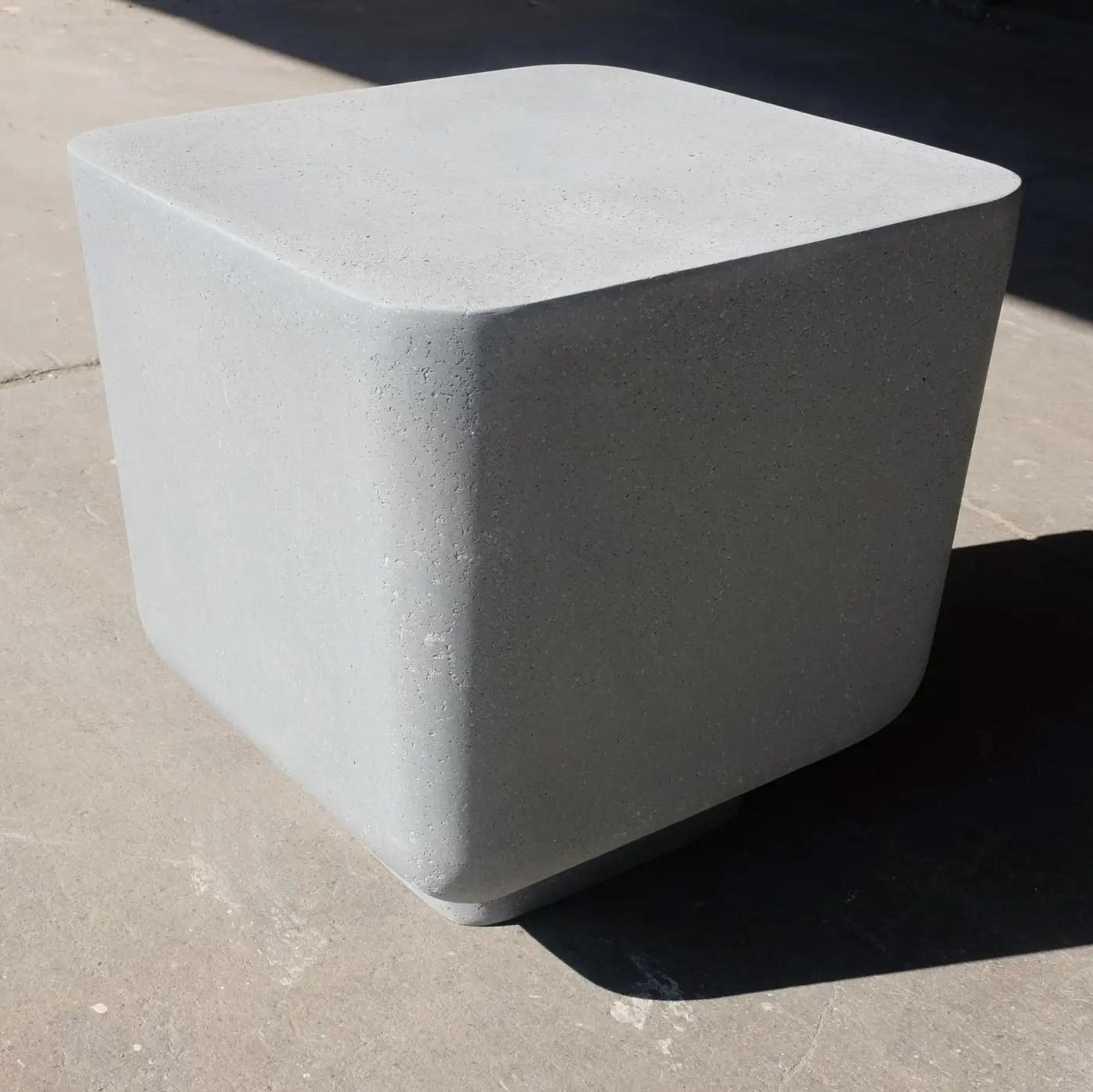 Cast Resin 'Block' Side Table by Zachary A. Design For Sale 4