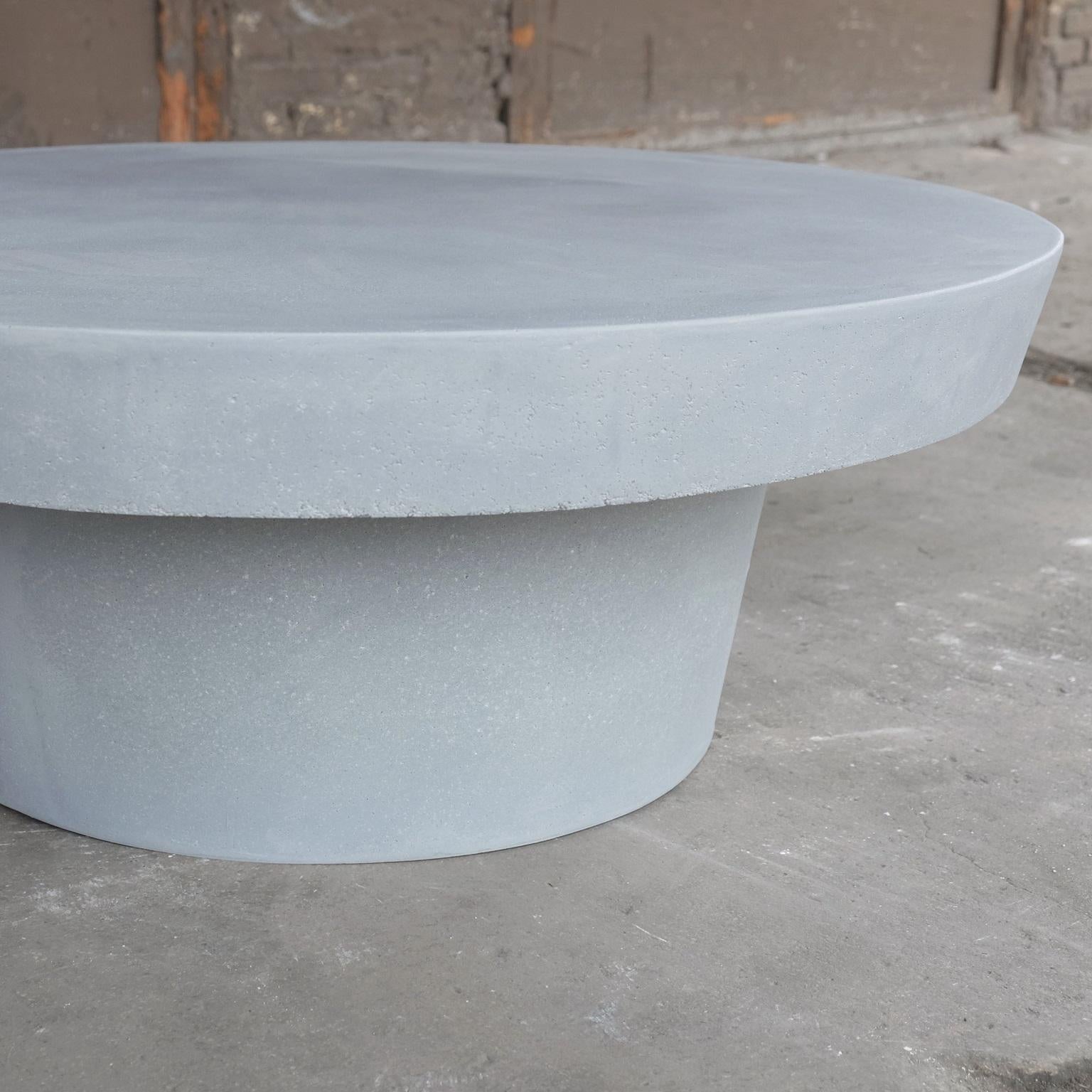 Cast Resin 'Cashi' Low Table, Keystone Finish by Zachary A. Design In New Condition For Sale In Chicago, IL