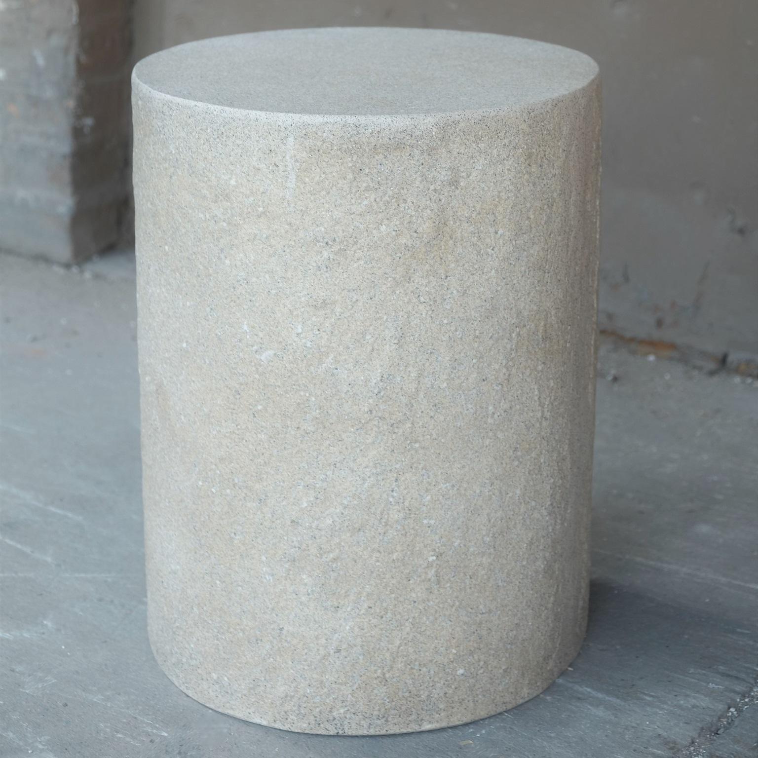 American Cast Resin 'Dock' Side Table, Aged Finish by Zachary A. Design For Sale