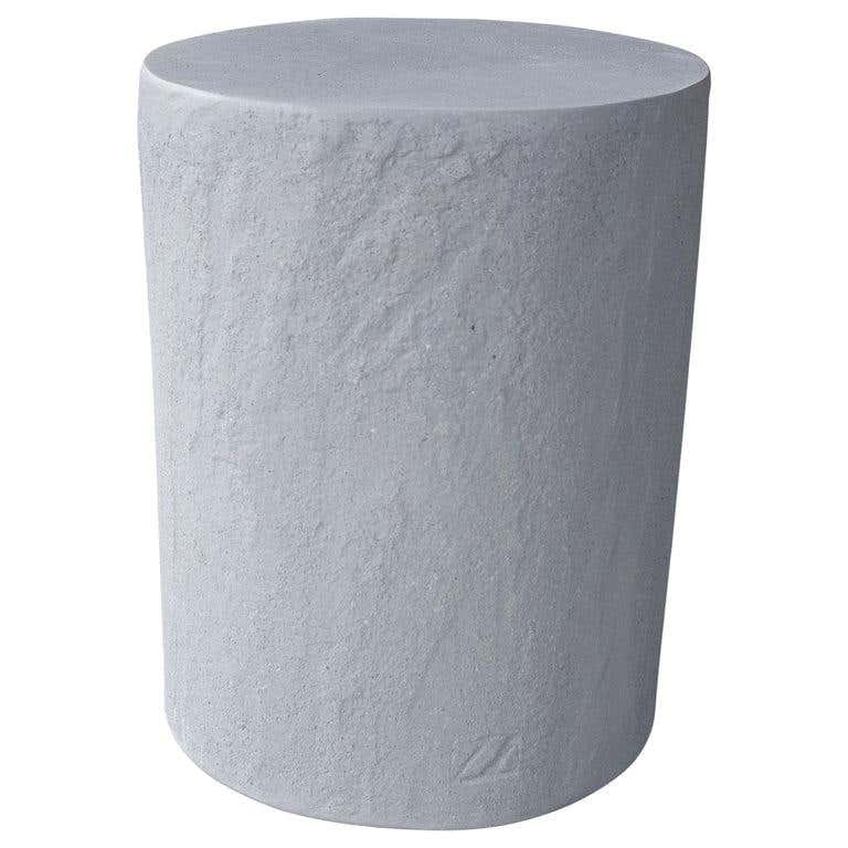 Cast Resin 'Dock' Stool and Side Table, Keystone Finish by Zachary A ...