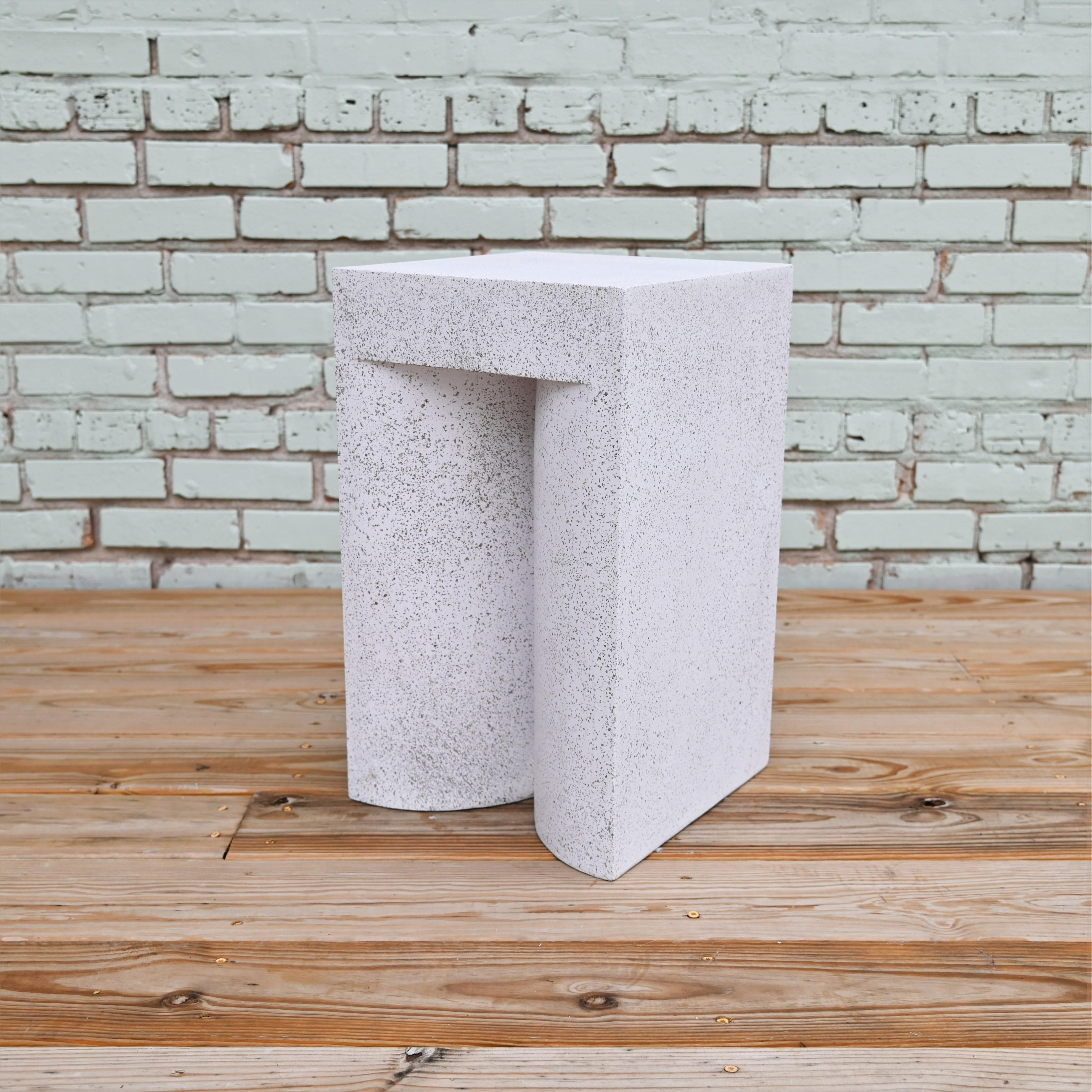 Dimensions: Width 12 in. (30 cm), depth 12 in. (30 cm), height 20 in. (51 cm). Weight 15 lbs. (7 kg).

Finish color options:
White stone
Natural stone (shown)
Aged stone
Keystone
Coal stone

Materials: resin, stone aggregate and