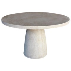 Cast Resin 'Hive' Dining Table, Aged Stone Finish by Zachary A. Design