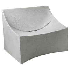 Cast Resin 'Lucio' Lounge Chair by Zachary A. Design in Stone & Resin Aggregate