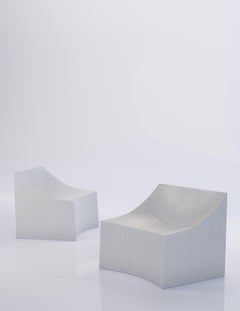 Cast Resin 'Lucio' Lounge Chair by Zachary A. Design
