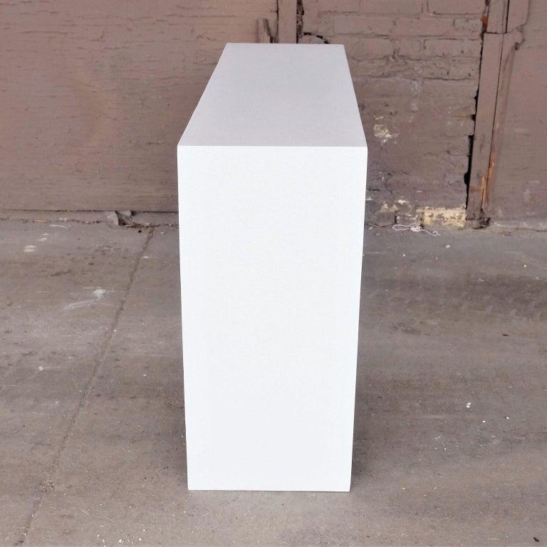 Fiberglass Cast Resin 'Lynne Tell' Console Table by Zachary A. Design For Sale