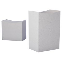 Sgabello 'Mason Cut' in resina fusa di Zachary A. Design