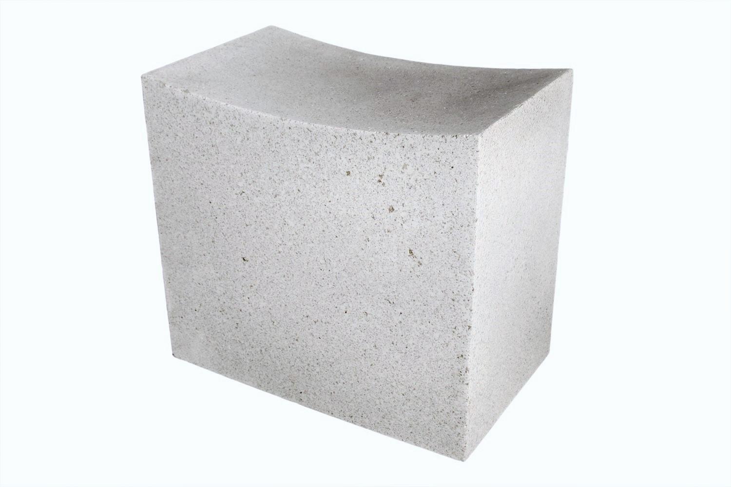 Brutalist sensibility with a soothing, gentle welcome.

Dimensions: Width 20 in. (51 cm), depth 12 in. (30 cm), height 18 in. (46 cm), seat height of 18 in. (46 cm). Weight 20 lbs. (9 kg). No assembly required.

Finish color options:
White